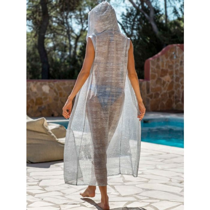 Strandkaftan SILVER GLITTER GODESS ROBE von Eniqua