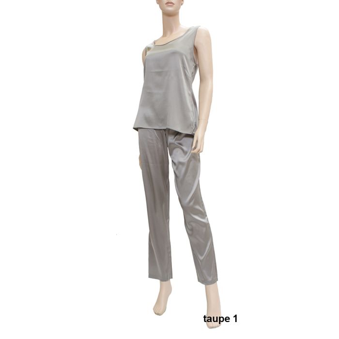 Stretchseide Pyjama- Hose SEDUZIONE DI SETA von Gattina