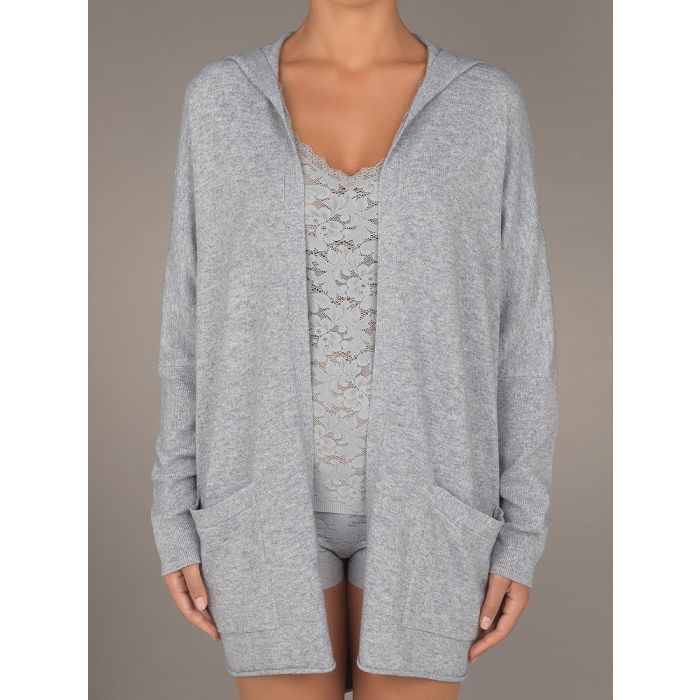 Wolle Kaschmir Kapuzen-Cardigan GRACE 96 von Pain de Sucre Suggest