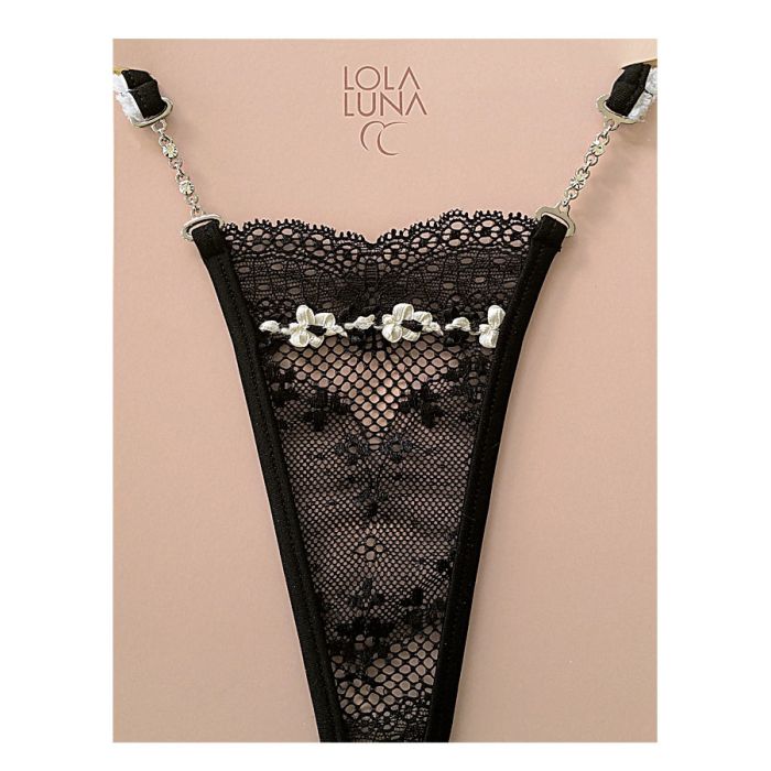 Lola Luna String MARGOT CLOSED schwarz-weiß