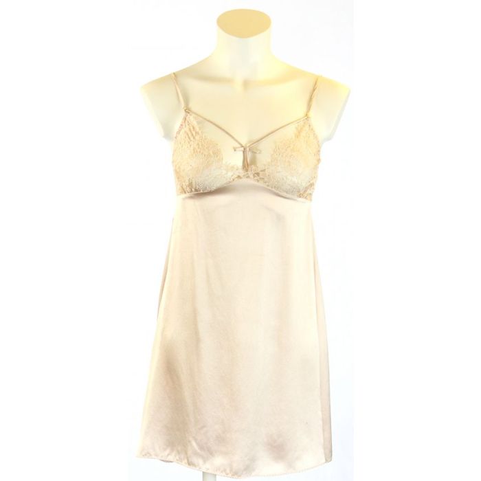 Seiden-Unterkleid TEASE SLIPDRESS von Shell Belle Couture