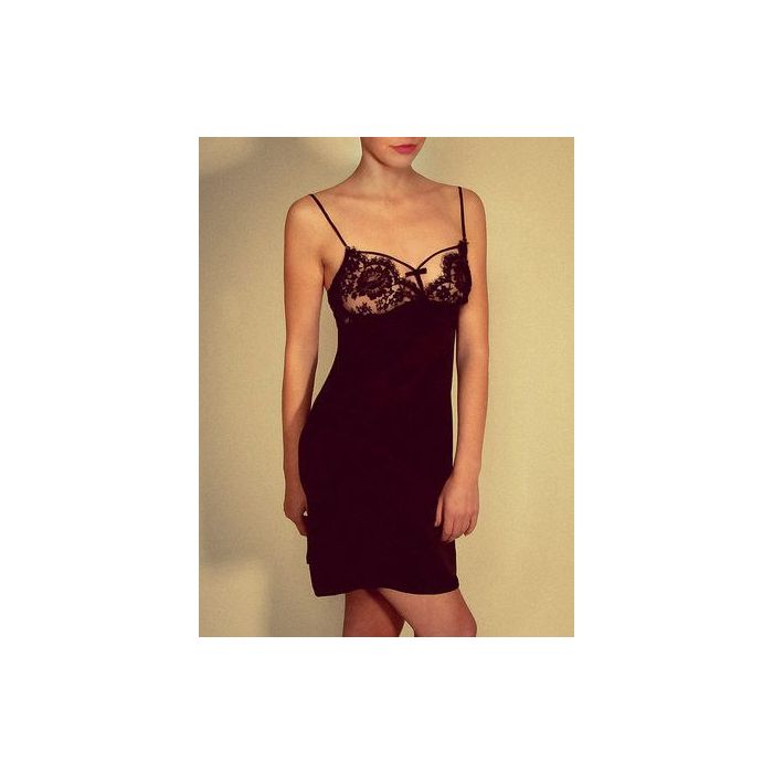 Seiden-Unterkleid TEASE SLIPDRESS von Shell Belle Couture