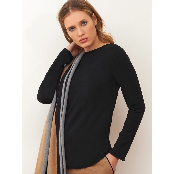 Langarm-Shirt WOLLE VISCOSE von Chiara Fiorini