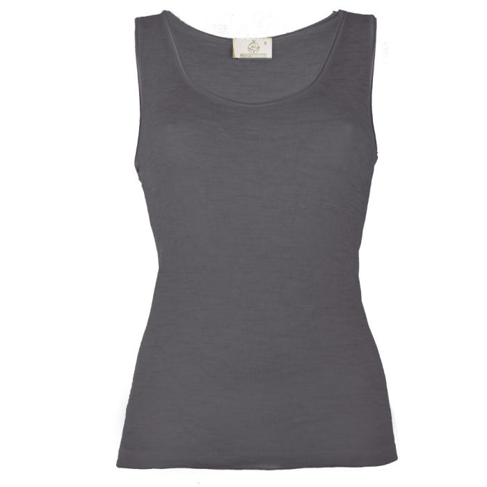 Wolle-Seide Camisole Top RUGIADA SL pflanzlich gefärbt von Madiva Ecofuture®