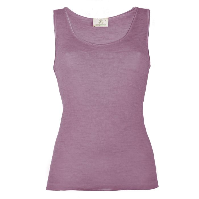 Wolle-Seide Camisole Top RUGIADA SL pflanzlich gefärbt von Madiva Ecofuture®