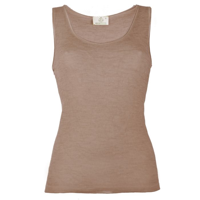 Wolle-Seide Camisole Top RUGIADA SL pflanzlich gefärbt von Madiva Ecofuture®
