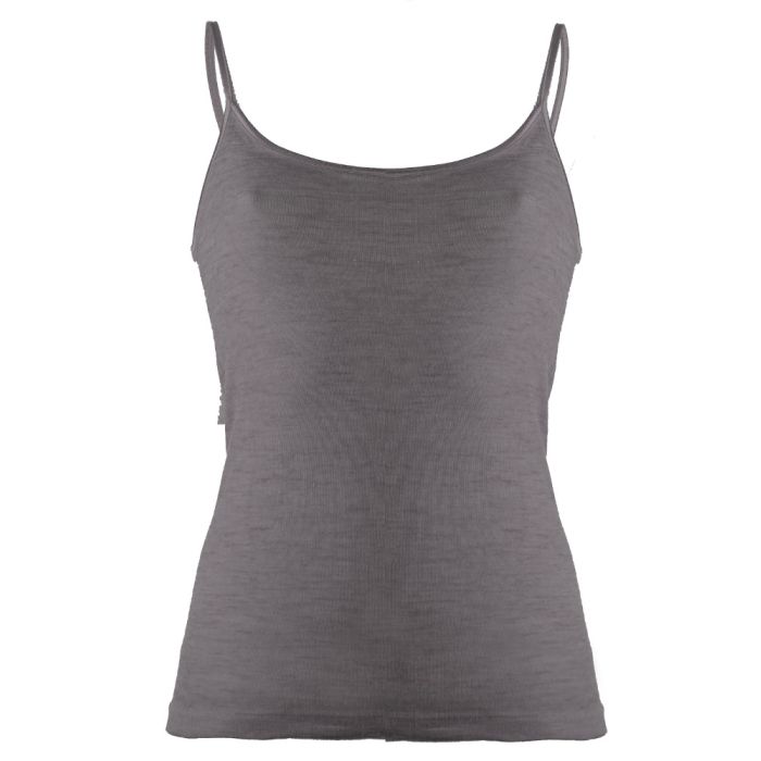 Wolle-Seide Spaghetti Top RUGIADA S/S pflanzlich gefärbt von Madiva Ecofuture®