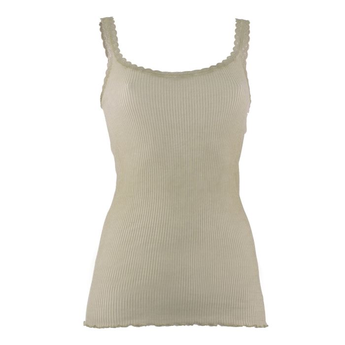 Wolle-Seide Träger-Top BREEZE S/S gerippt von Madiva Ecofuture®