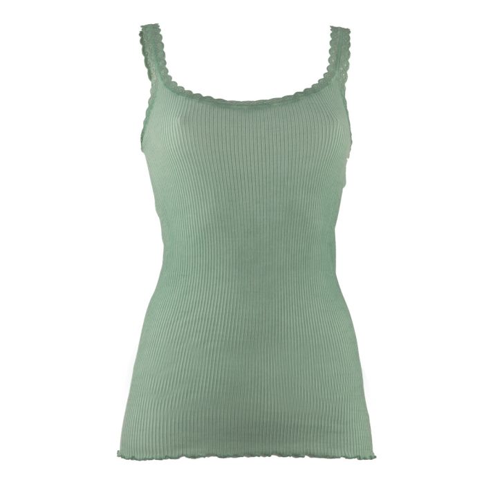 Wolle-Seide Träger-Top BREEZE S/S gerippt von Madiva Ecofuture®