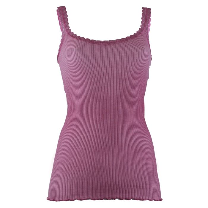 Wolle-Seide Träger-Top BREEZE S/S gerippt von Madiva Ecofuture®