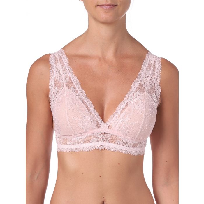 Triangel-BH bügellos COLETTE rosa aus Spitze von Imec