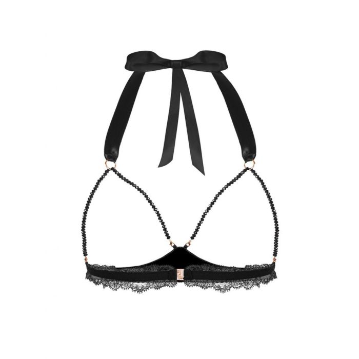 Ouvert Triangel-BH GEISHA SG mit Schmuck-Kristallen von Cadolle