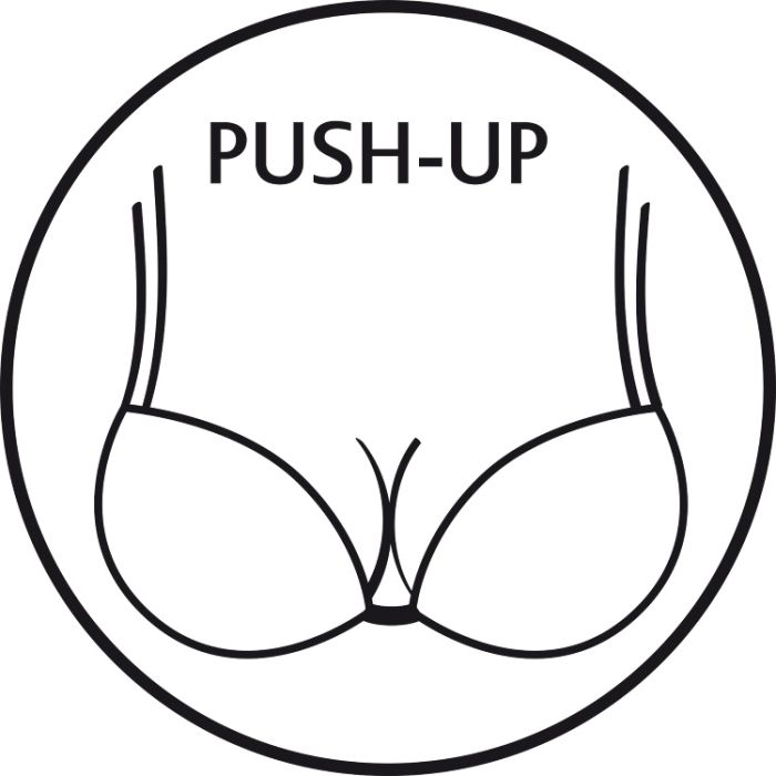 Triumph HIGH FASHION Push-Up Bikini schwarz
