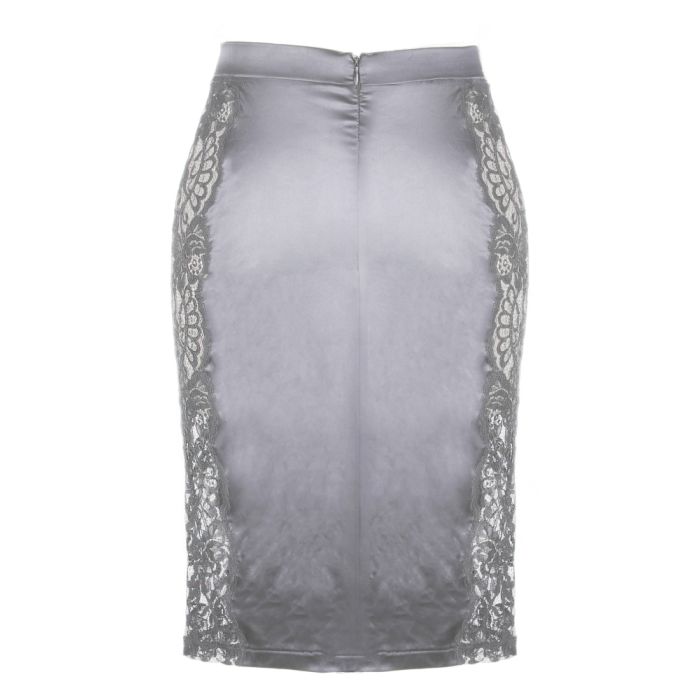 Satin Lingerie Rock MARLENE mit Spitze von Prelude Milano
