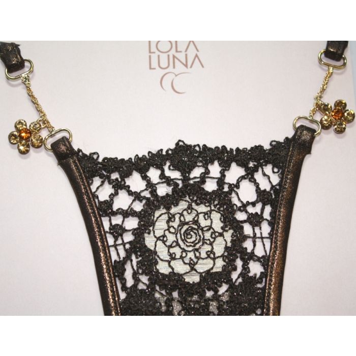 Lola Luna String VARNA gold-schoko