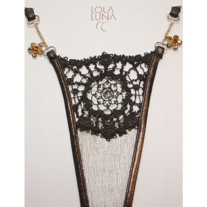 Lola Luna String VARNA gold-schoko