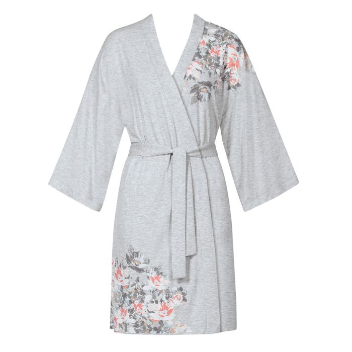 Morgenmantel AMOURETTE SPOTLIGHT ROBE hellgrau von Triumph