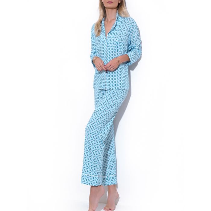 Viscose Pyjama TÜRKIS von Chiara Fiorini