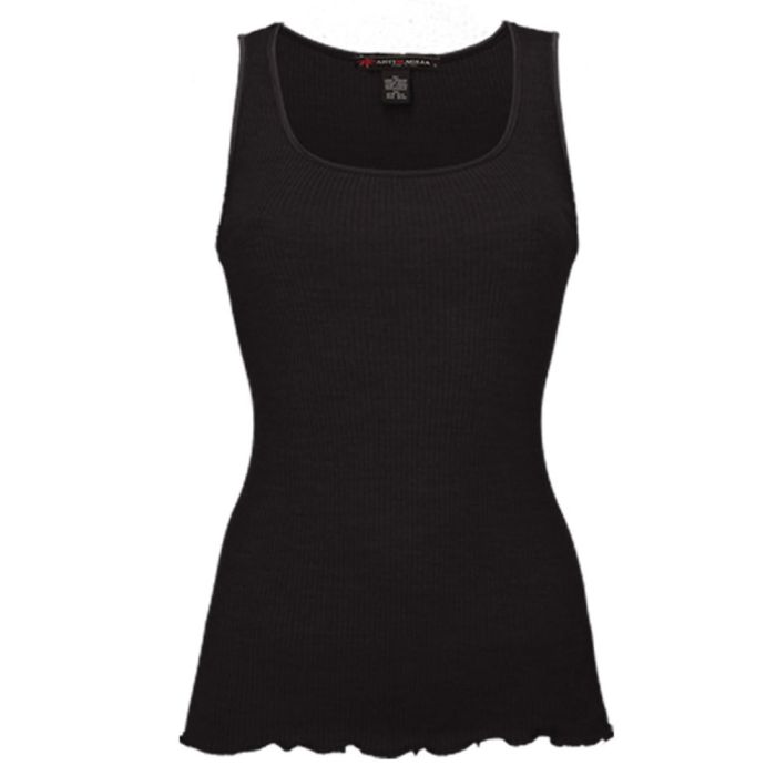 Merinowolle-Seide CAMISOLE TOP gerippt von Artimaglia
