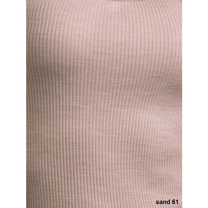 Merinowolle-Seide LANGARM SHIRT gerippt von Artimaglia