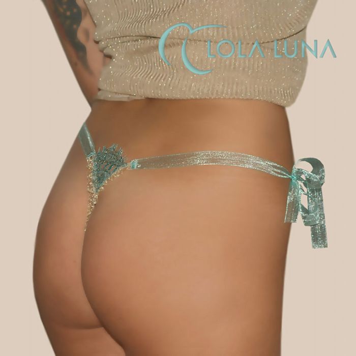 Ouvertstring YEMANDJA OPEN gold-bleu Lola Luna