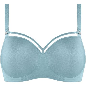 Balconette BH SPACE ODYSSEY STYLE Shining Blue and Silver D-Cup von Marlies Dekkers