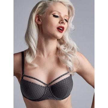 Balconette BH SPACE ODYSSEY STYLE Checkered Steel B bis C von Marlies Dekkers