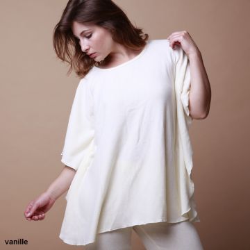 Kuschel-Baumwolle Poncho / Bigshirt CASUAL von GATTINA