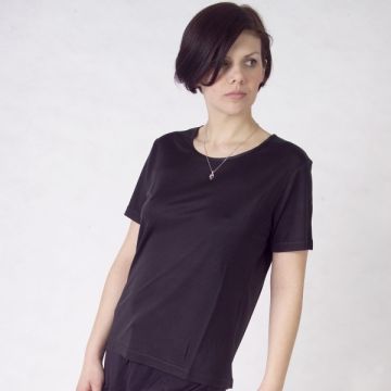 100% Seide T-Shirt MOYENNE aus Wirkseide von Gattina