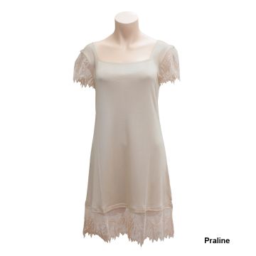 Kurzarm Nachthemd aus Seidenjersey PURE DE LUXE von Gattina