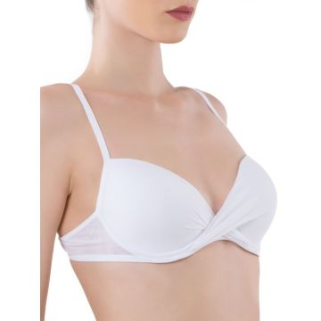 Schalen-BH DILETTA Microtüll von Cotton Club Rubino