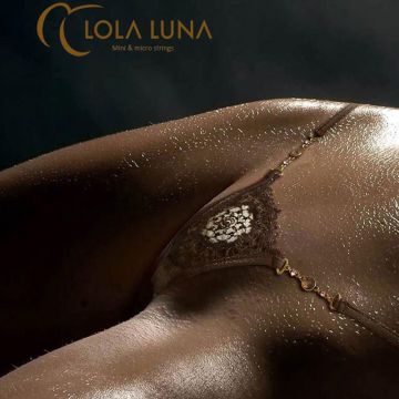 Mikrostring KATIA MICRO schoko-gold von Lola Luna
