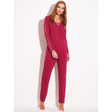 Modal Pyjama LAMPONE himbeer-rot von Chiara Fiorini