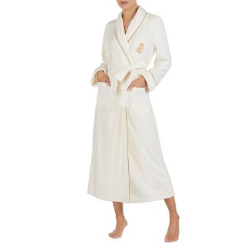 Langer Fleece Morgenmantel DALTON GOLD von Ralph Lauren Sleepwear
