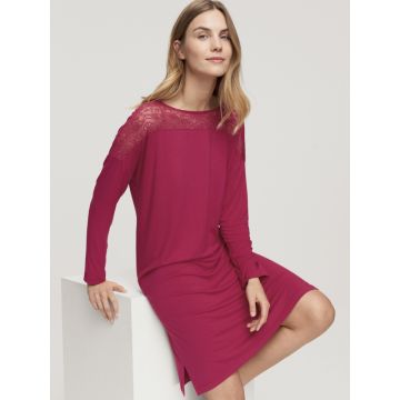Sleepshirt LOUNGE ME AMOURETTE himbeer-rot von Triumph Eco Vero
