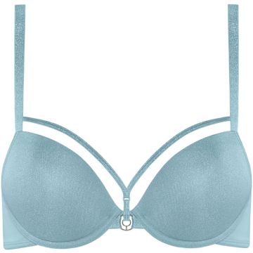 Push-Up BH SPACE ODYSSEY STYLE Shining Blue and Silver von Marlies Dekkers