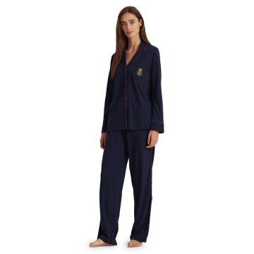 Jersey Pyjama NAVY CLASSIC dunkelblau von Ralph Lauren Sleepwear