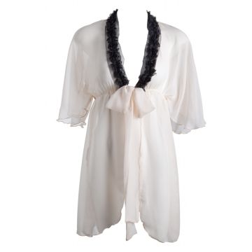 Kurze Robe aus Seiden- Chiffon PARISIENNE von Sally Jones
