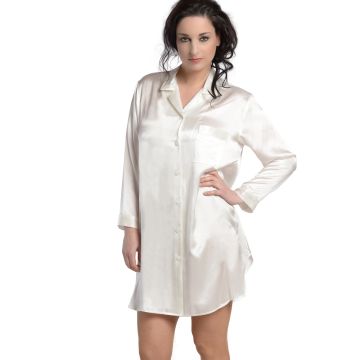 Sleepshirt aus 100% Seide LONDON von Nightdreams
