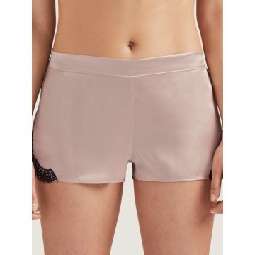 100% Seide Shorts TOI MON AMOUR altrosa-schwarz von Aubade