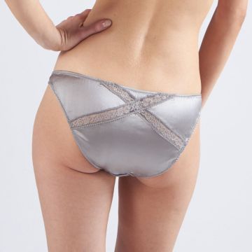 Seidenslip LARKSPUR nebelgrau Mimi Holliday