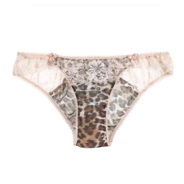 Chiffon-Seide Slip WILD THING Leopard Mimi Holliday
