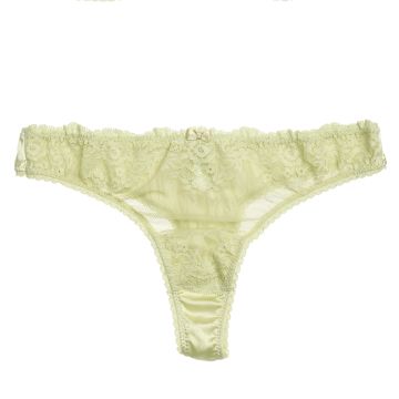 Seidenstring FINCH aus Seide und Spitze zartgrün Mimi Holliday