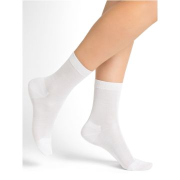 Damen Seidensocken glatt aus 100% Seide von Bleuforêt