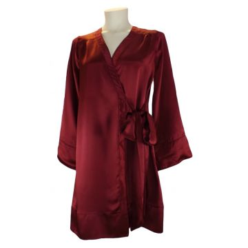 Kurze Seidenrobe SHELL WRAP ROBE von Shell Belle Couture