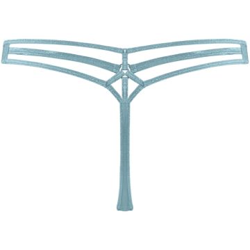 String 4 cm SPACE ODYSSEY STYLE Shining Blue and Silver von Marlies Dekkers