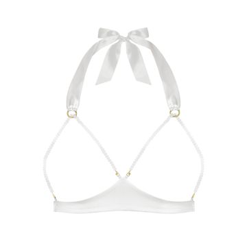 Ouvert Triangel-BH GEISHA SG mit Schmuck-Kristallen von Cadolle