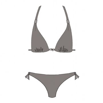 Triumph HIGH FASHION Push-Up Bikini schwarz