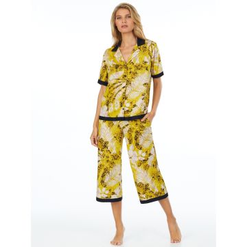 Viscose Schlafanzug ROOFTOP READY gelb-beige von DKNY Sleepwear