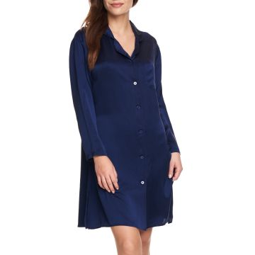 Viscose Sleepshirt LUNA mitternachtsblau von Gattina